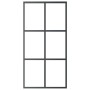 Puerta corredera con herrajes ESG vidrio y aluminio 102x205 cm de vidaXL, Puertas - Ref: Foro24-3081948, Precio: 262,82 €, De...
