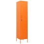 Armario de taquilla de acero naranja 35x46x180 cm de vidaXL, Taquillas y armarios de almacenamiento - Ref: Foro24-336255, Pre...