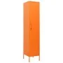 Armario de taquilla de acero naranja 35x46x180 cm de vidaXL, Taquillas y armarios de almacenamiento - Ref: Foro24-336255, Pre...