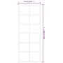 Sliding door with ESG glass and aluminum hardware 76x205 cm by vidaXL, Doors - Ref: Foro24-3081956, Price: 234,56 €, Discount: %