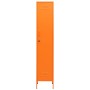 Armario de taquilla de acero naranja 35x46x180 cm de vidaXL, Taquillas y armarios de almacenamiento - Ref: Foro24-336255, Pre...