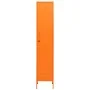 Armario de taquilla de acero naranja 35x46x180 cm de vidaXL, Taquillas y armarios de almacenamiento - Ref: Foro24-336255, Pre...