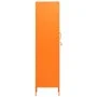 Armario de taquilla de acero naranja 35x46x180 cm de vidaXL, Taquillas y armarios de almacenamiento - Ref: Foro24-336255, Pre...