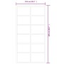 Puerta corredera con herrajes ESG vidrio y aluminio 102x205 cm de vidaXL, Puertas - Ref: Foro24-3081960, Precio: 220,93 €, De...