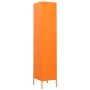 Armario de taquilla de acero naranja 35x46x180 cm de vidaXL, Taquillas y armarios de almacenamiento - Ref: Foro24-336255, Pre...