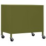 Armario de almacenamiento acero verde oliva 60x35x56 cm de vidaXL, Taquillas y armarios de almacenamiento - Ref: Foro24-33626...
