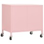 Armario de almacenamiento acero rosa 60x35x56cm de vidaXL, Taquillas y armarios de almacenamiento - Ref: Foro24-336265, Preci...