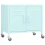 Armario de almacenamiento acero verde menta 60x35x56 cm de vidaXL, Taquillas y armarios de almacenamiento - Ref: Foro24-33626...