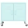 Armario de almacenamiento acero verde menta 60x35x56 cm de vidaXL, Taquillas y armarios de almacenamiento - Ref: Foro24-33626...