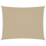 Toldo de vela rectangular tela Oxford beige 3,5x5 m en Sombrillas | Comprar online en Foru.es
