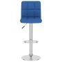 Kitchen stools 2 units blue fabric by vidaXL, Kitchen stools - Ref: Foro24-334243, Price: 134,70 €, Discount: %