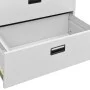 Armario archivador de acero gris claro 90x46x164 cm de vidaXL, Armarios archivadores - Ref: Foro24-336299, Precio: 311,91 €, ...
