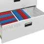 Armario archivador de acero gris claro 90x46x164 cm de vidaXL, Armarios archivadores - Ref: Foro24-336299, Precio: 311,91 €, ...