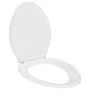 White soft-close and quick-release toilet seat by vidaXL, Toilet and bidet seats - Ref: Foro24-145019, Price: 29,17 €, Discou...