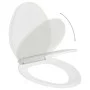 White soft-close and quick-release toilet seat by vidaXL, Toilet and bidet seats - Ref: Foro24-145019, Price: 29,17 €, Discou...