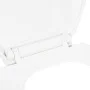 White soft-close and quick-release toilet seat by vidaXL, Toilet and bidet seats - Ref: Foro24-145019, Price: 29,17 €, Discou...