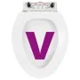 Tapa de váter de cierre suave y desenganche rápido blanca de vidaXL, Asientos de inodoros y bidés - Ref: Foro24-145019, Preci...