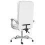 Silla de oficina reclinable masaje cuero sintético blanco de vidaXL, Sillas de oficina - Ref: Foro24-349682, Precio: 119,37 €...