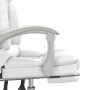 Silla de oficina reclinable masaje cuero sintético blanco de vidaXL, Sillas de oficina - Ref: Foro24-349682, Precio: 119,37 €...
