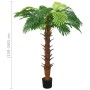 Palmera Cycas artificial con macetero 160 cm verde de vidaXL, Flora artificial - Ref: Foro24-336308, Precio: 90,07 €, Descuen...