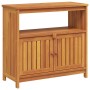 Mesa consola de jardín madera maciza acacia 80x35x75 cm en Mesas de jardín | Comprar online en Foru.es