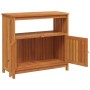 Mesa consola de jardín madera maciza acacia 80x35x75 cm en Mesas de jardín | Comprar online en Foru.es
