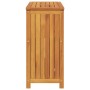 Mesa consola de jardín madera maciza acacia 80x35x75 cm en Mesas de jardín | Comprar online en Foru.es