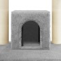 Rascador para gatos con postes de sisal gris claro 110 cm en Mobiliario para gatos | Comprar online en Foru.es