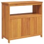 Mesa consola de jardín madera maciza acacia 80x35x75 cm en Mesas de jardín | Comprar online en Foru.es