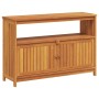 Mesa consola de jardín madera maciza acacia 110x35x75 cm en Mesas de jardín | Comprar online en Foru.es