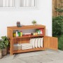 Mesa consola de jardín madera maciza acacia 110x35x75 cm en Mesas de jardín | Comprar online en Foru.es