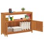 Mesa consola de jardín madera maciza acacia 110x35x75 cm en Mesas de jardín | Comprar online en Foru.es