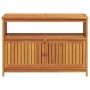Mesa consola de jardín madera maciza acacia 110x35x75 cm en Mesas de jardín | Comprar online en Foru.es