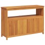 Mesa consola de jardín madera maciza acacia 110x35x75 cm en Mesas de jardín | Comprar online en Foru.es