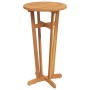 Mesa alta de jardín madera maciza de acacia Ø60x105 cm en Mesas de jardín | Comprar online en Foru.es