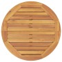 Mesa alta de jardín madera maciza de acacia Ø60x105 cm en Mesas de jardín | Comprar online en Foru.es