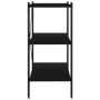 Estantería de 3 niveles negra 80x40x92 cm de vidaXL, Librerías y estanterías - Ref: Foro24-336339, Precio: 80,97 €, Descuento: %