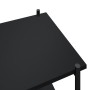 Estantería de 3 niveles negra 80x40x92 cm de vidaXL, Librerías y estanterías - Ref: Foro24-336339, Precio: 80,97 €, Descuento: %