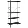 Estantería de 5 niveles negra 80x40x163 cm de vidaXL, Librerías y estanterías - Ref: Foro24-336347, Precio: 106,50 €, Descuen...