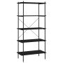 Estantería de 5 niveles negra 80x40x163 cm de vidaXL, Librerías y estanterías - Ref: Foro24-336347, Precio: 108,27 €, Descuen...