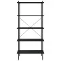 Estantería de 5 niveles negra 80x40x163 cm de vidaXL, Librerías y estanterías - Ref: Foro24-336347, Precio: 106,50 €, Descuen...