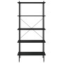 Estantería de 5 niveles negra 80x40x163 cm de vidaXL, Librerías y estanterías - Ref: Foro24-336347, Precio: 108,27 €, Descuen...