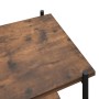 Estantería 5 niveles negra y madera oscura 80x40x163 cm de vidaXL, Librerías y estanterías - Ref: Foro24-336349, Precio: 119,...