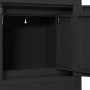 Armario de oficina de acero gris antracita 90x40x102 cm de vidaXL, Taquillas y armarios de almacenamiento - Ref: Foro24-33640...