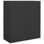 Armario de oficina de acero gris antracita 90x40x102 cm de vidaXL, Taquillas y armarios de almacenamiento - Ref: Foro24-33641...