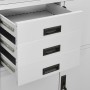 Armario de oficina de acero gris claro 90x40x180 cm de vidaXL, Taquillas y armarios de almacenamiento - Ref: Foro24-336414, P...