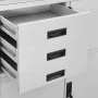Armario de oficina de acero gris claro 90x40x180 cm de vidaXL, Taquillas y armarios de almacenamiento - Ref: Foro24-336414, P...