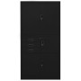 Armario de oficina de acero negro 90x40x180 cm de vidaXL, Taquillas y armarios de almacenamiento - Ref: Foro24-336415, Precio...