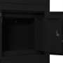 Armario de oficina de acero negro 90x40x180 cm de vidaXL, Taquillas y armarios de almacenamiento - Ref: Foro24-336415, Precio...