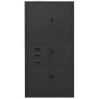 Armario de oficina de acero gris antracita 90x40x180 cm de vidaXL, Taquillas y armarios de almacenamiento - Ref: Foro24-33641...